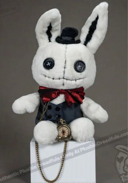 (新品-国内店舗無) 白うさぎ Victorian McGee’s トートバッグ&懐中時計付き