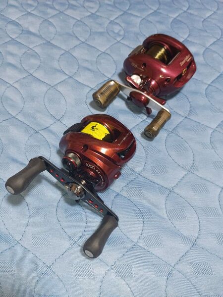SHIMANO ベイトリール 10スコーピオンXT1000 スコーピオン1500 2点セット 右ハンドル ノーマルギア