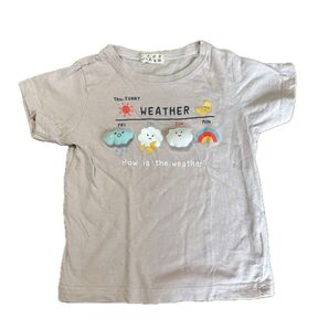 子供服 トップス 95サイズ お天気モチーフ