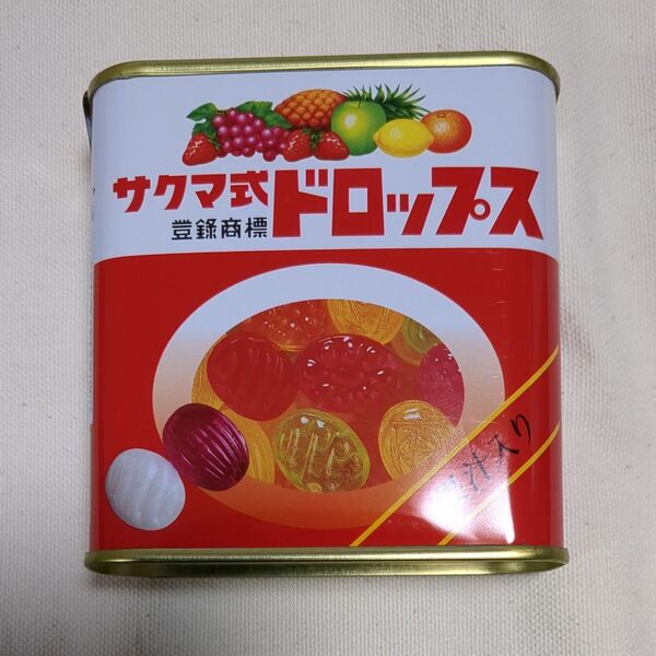 サクマ式ドロップス 缶入り 80g 未開封 観賞用