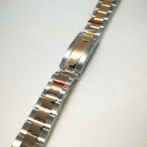 20mm SS ステンレスベルト オイスターブレス バンド rolex カフェオレ リプレースメント パーツ 3連ブレスレット