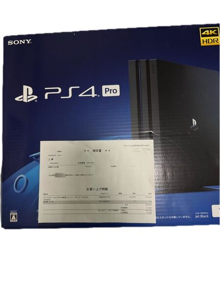 PS4 Pro 1TB SSD換装 付属品完備 箱 納品書付き