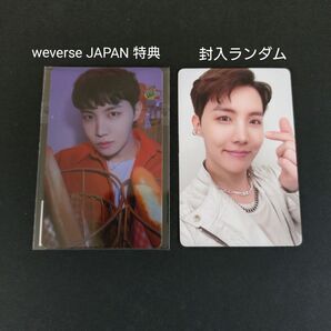 BTS PERMISSION TO DANCE weverse JP特典 トレカ J-HOPE ホビ 2枚セット
