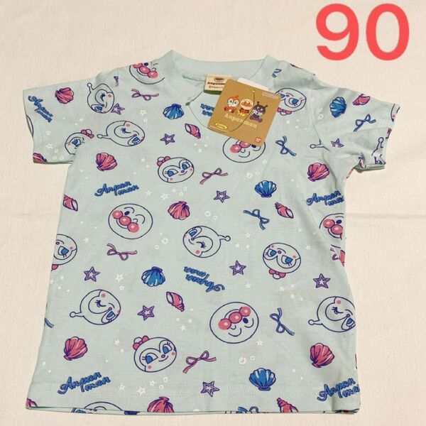 90cm アンパンマン 子供服 半袖Tシャツ