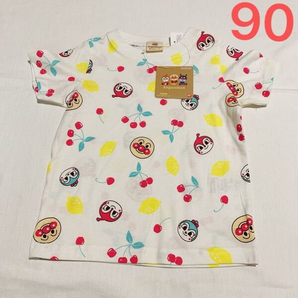 90cm アンパンマン 子供服 半袖Tシャツ
