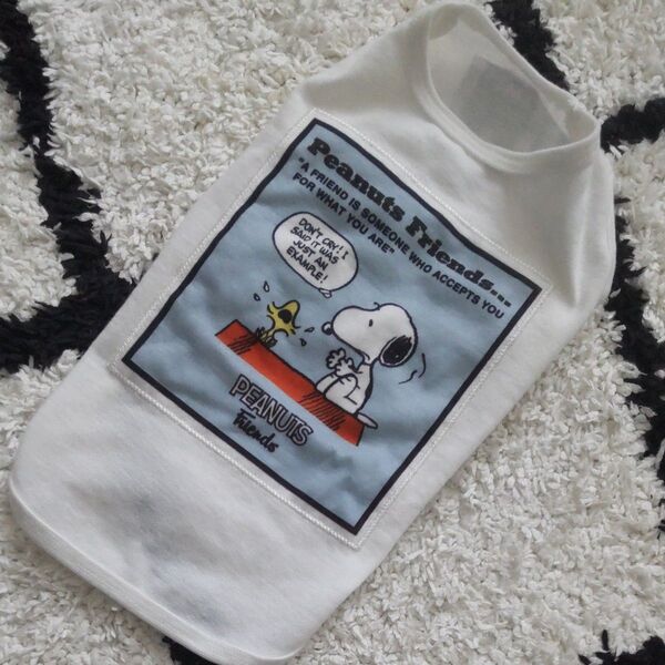 未使用品 犬用服 犬服 犬 服 犬用ウェア スヌーピー SNOOPY PEANUT 白 ホワイト サイズ2 小型犬用 犬の服