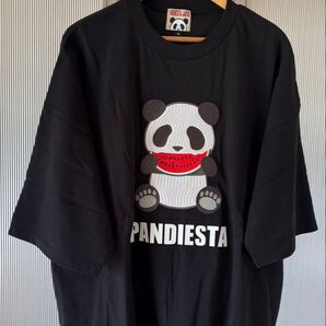 スイカ大好きパンダBIG Tee【PANDIESTA JAPAN】554107 パンディエスタジャパン ゆったりめ オーバーサイズ