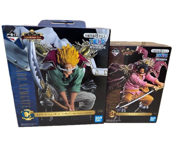 新品未開封品 一番くじ ワンピース Legends over Time ロジャー 白ひげ B賞 C賞 2体セット