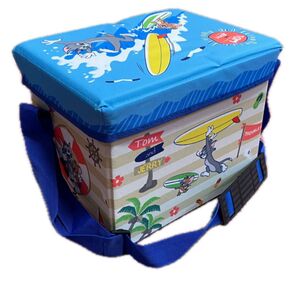 トムとジェリー 保冷保温収納BOXチェア 耐荷重80キロ
