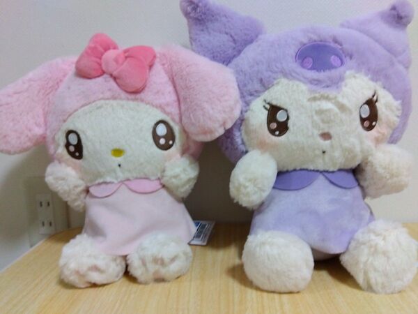 新品タグ付き 2個セット サンリオ ぎゅーしてドール BIGタイプ クロミ マイメロ ぬいぐるみ