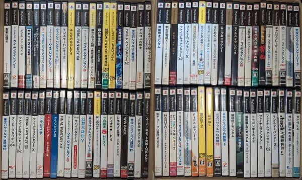 PS2ソフト 大量 まとめ売り 約80本【c104】