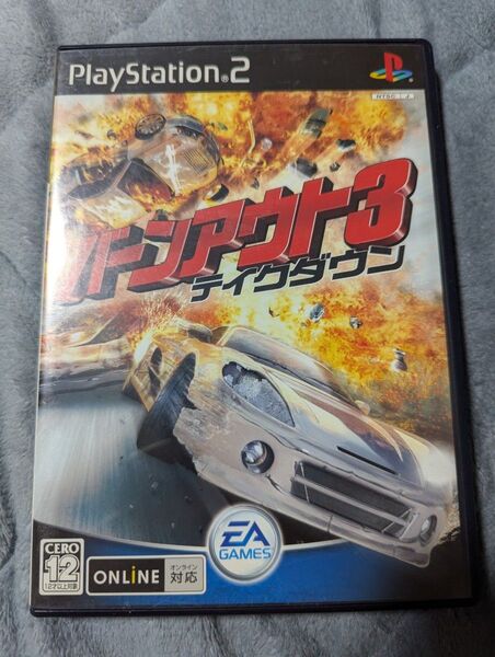 PS2 バーンアウト テイクダウン チラシ付き