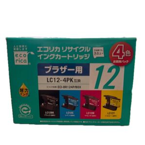 エコリカ リサイクルインクカートリッジ LC12-4PK 4色セット