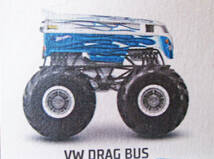 ★初版★大人気★レア★入手困難★MONSTER JAM TRUCKS【VW DRAG BUS】モンスター/フォルクスワーゲン/4WD/オフロード/フレイムス/ピンスト_画像9