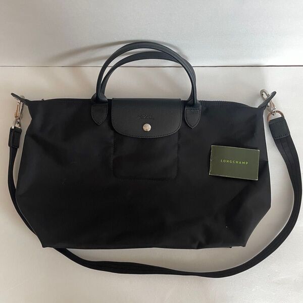 ロンシャン Longchamp プリアージュネオ・トップハンドル M L1515578001 ブラック 黒