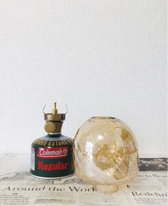 《送料無料》【ルミエールランタンに使える琥珀色のグローブ(マッシュルーム型)】coleman コールマン ホヤ スペア キャンプ キャンドル
