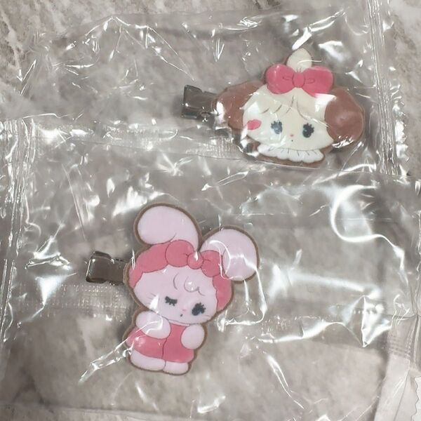 mikko characters フロッキーヘアクリップ ガチャガチャ 前髪クリップ
