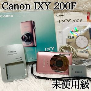 【未使用級 箱付き】Canon IXY 200F ピンク 即使用セット付属 キャノン イクシー デジカメ デジタルカメラ