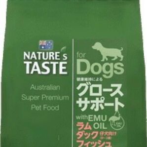 ネイチャーズテイスト ドッグフード グロースサポート(ラム&ダック&フィッシュ)12㎏