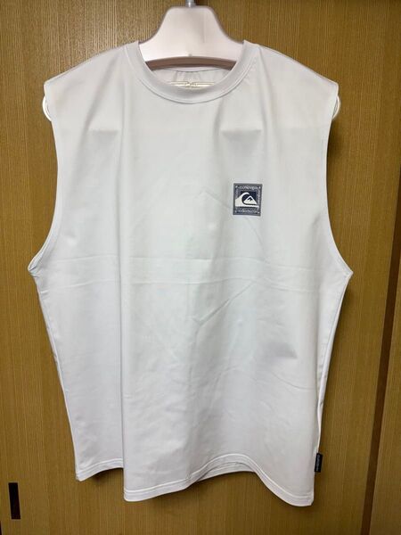 【美品】クイックシルバー 水着 ラッシュガード タンクトップ バックプリント 水陸両用