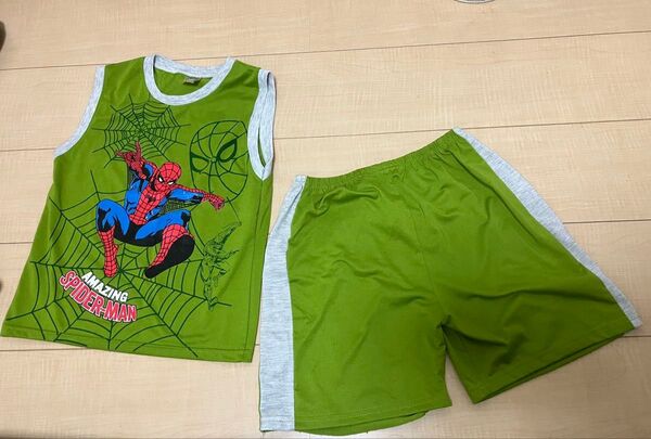 スパイダーマン タンクトップ&ハーフパンツ 上下セット