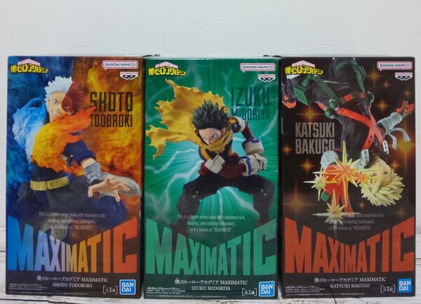 僕のヒーローアカデミア MAXIMATIC 緑谷出久 轟焦凍 爆豪勝己