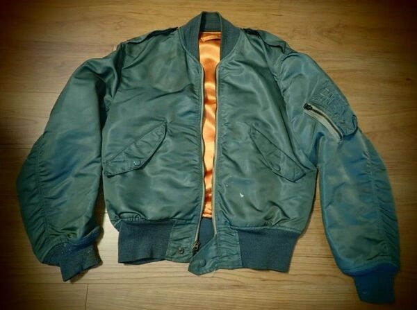 L-2B フライトジャケット 1963年 MIL-J-7448E MEDIUM 実物 USAF SAGE GREEN L.W