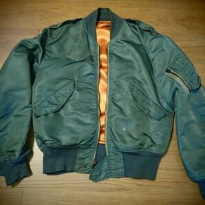 L-2B フライトジャケット 1963年 MIL-J-7448E MEDIUM 実物 USAF SAGE GREEN L.W