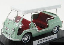 MINIMINIERA　1/18　フィアット・600 ムルティプラ タクシー COSTIERA AMALFITANA　greenmet_画像1