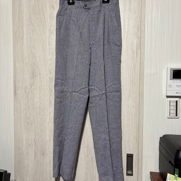 jasmi silk 新品Mサイズ スラックス薄い水色