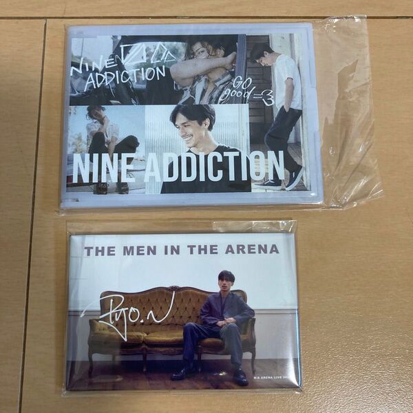 錦戸亮 赤西仁 NINE ADDICTION ピンバッジ ミラー ライブくじ