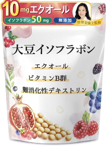 Vanoble エクオール 10mg 大豆イソフラボン 50mg サプリメント 美容サポート GMP認定工場 60粒30日分