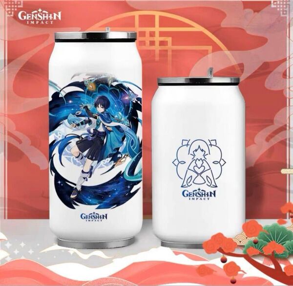 プルトップ形魔法瓶 水筒 スカラマシュ 原神