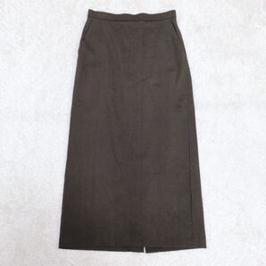 theoryluxe 23ss CRISP LINEN DANAE ペンシルスカート ロングスカート リネン 麻 茶 ブラウン