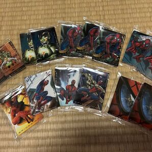 マーベル スパイダーマンシールカード15枚 ブルボン 2002年発売 ダブリ在り まとめ売り