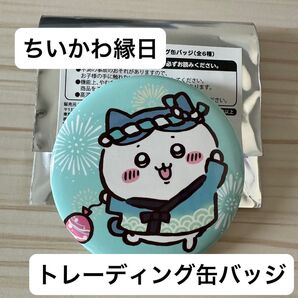 ちいかわ えんにち トレーディング 缶バッジ【ハチワレ】