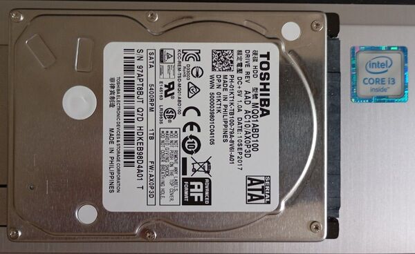 TOSHIBA 2.5 HDD 1TB