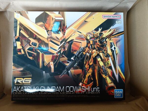 RG アカツキガンダム オオワシ装備型+RG アカツキガンダム用シラヌイパック & HGゼウスシルエット用接続パーツ