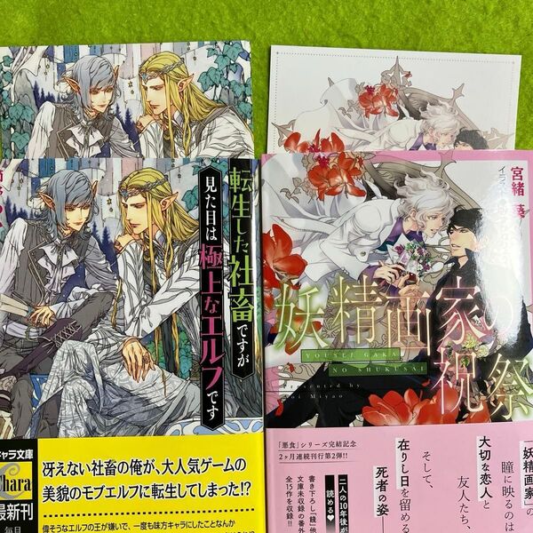 転生した社畜ですが見た目は極上なエルフです 妖精画家の祝祭 悪食番外編 2冊セット