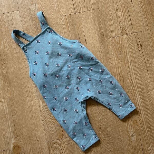 OLD NAVY 未使用 オールドネイビー 3-6M サロペット オーバーオール 花柄zara h&m バースデイ プティマイン
