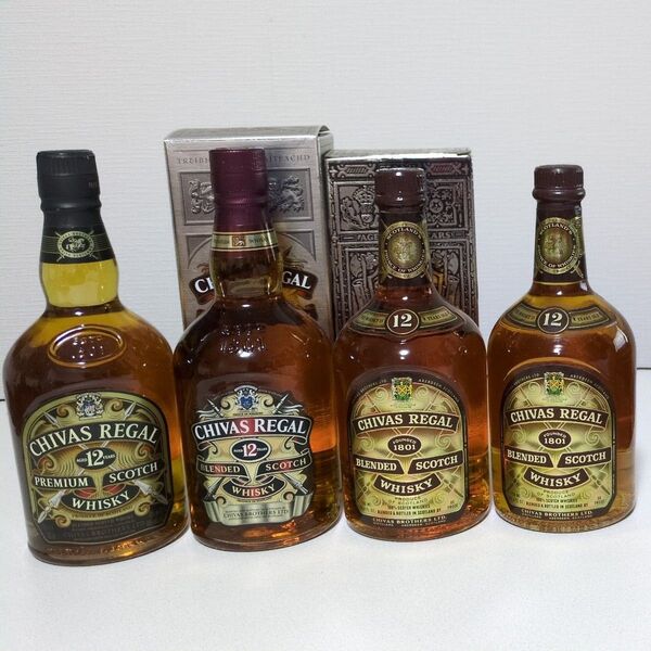 CHIVAS REGAL シーバスリーガル12年 お得な4本セット (700ml/700ml/750ml/750ml)