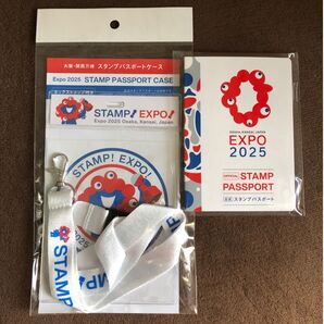 大阪・関西万博 公式スタンプパスポート&パスポートケース (ネックストラップ付)新品 ミャクミャク EXPO2025