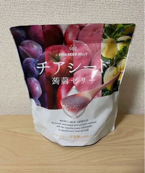 チアシード蒟蒻ゼリー 1袋 60個入り 大容量 ダイエット 健康 おやつ
