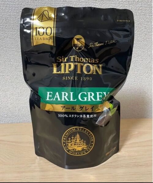 アールグレイ 紅茶 トーマス リプトン 100袋 大容量 ティーバッグ LIPTON