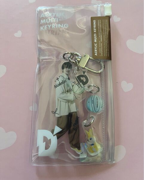 新品未開封 未使用 D’PARTMENT &TEAM NICHOLASアクリルキーリング ニコラス ハラカド