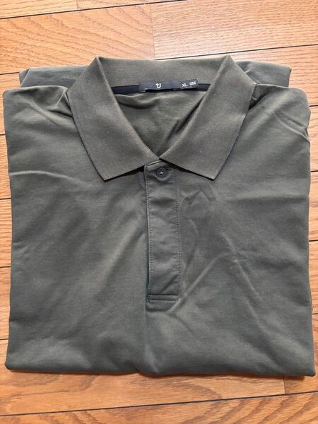 【送料無料】UNIQLO / +j / リラックスフィットポロシャツ / オリーブ XL