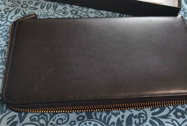 ★SOMES SADDLE/ソメスサドル 長財布 オーガナイザー 札入れ★トラベルケース ラウンドファスナー ブラック系