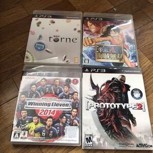 PS3 ソフト torne プロトタイプ2 ワンピース 4本 セット
