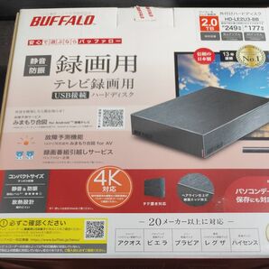 BUFFALO 外付けHDD HD-LE2U3-BB 2TB