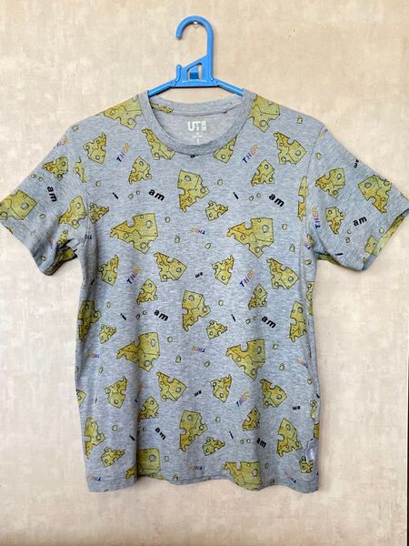 ユニクロ UT チーズ柄 Tシャツ size : M